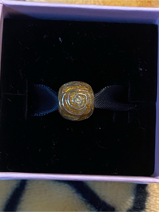 Pandora Jewelry - silver with yellow enamel pandora charm